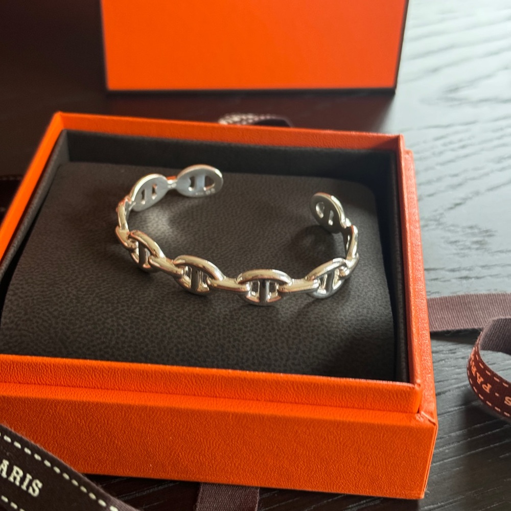 Hermes Silver Link Bracelet